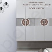 Plantex Door Handle/8 Inch Main Door Handle/Door Handle for Home/Pull-Push Door Handle/Door Accessories - Pack of 1 (Rose Gold, Satin Black)