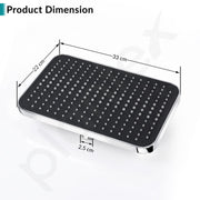 Plantex ABS Shower Head for Bathroom/13x9 inch Head for bathroom/Rain Showers Head for bathroom/Pressurized Showers Head – (Chrome)