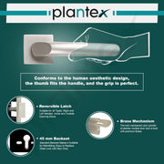 Plantex Fully Brass Door Lock with 3 Years of Warranty/Main Door Lock for Home/Mortise Lock for Door - Main Door Lock Set (Sumer-3054, Matt)