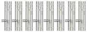 Plantex Stainless Steel 4 inch Tower Bolt/Tower Bolt for Home/Offices Doors and Windows/Tower Bolt for Main Door/Door Latch/Kundi/Chitakini/Door Latch for Windows (Chrome, Pack of 8)