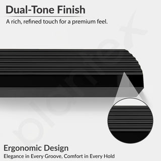 Plantex Cabinet Handle/96mm Handle for Cabinet/Wardrobe/Kitchen Handle/Door Pull-Push Handle for Home/Office - Pack of 1 (Black)