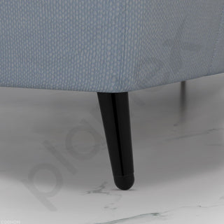 Plantex 4 Inch Sofa Legs for Bed Furniture/Sofa Legs for Table/Sofa Support Legs with Rubber Grip (Black, 8 Pcs)