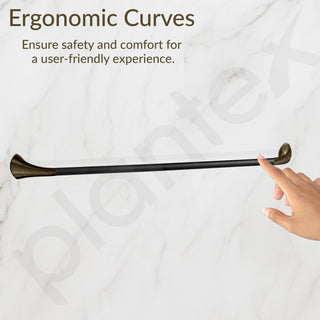 Plantex Smero Pure Brass Towel Hanger for Bathroom/Single Towel Rod/Towel Bar/Bathroom Accessories - Contrive (24 Inch-Rich Antique)