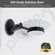Plantex 304 Grade Stainless Steel Soap Holder for Bathroom/Wall Mounted Soap Holder/Bathroom Accessories - Oreva (Black)