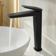 Plantex Brass Wash Basin Mixer Tap/Hot & Cold Basin Mixer Faucet/Deck Mount Pillar Spout for Bathroom Sink - Pack of 1 (APS-4604, Black Matt)