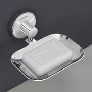 Plantex 304 Grade Stainless Steel Soap Holder/Bathroom Soap Holder/Kitchen Soap Stand for Sink - Bathroom Accessories (Chrome)