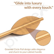 Plantex Cabinet Handle/288mm Handle for Cabinet/Door & Home Decore/Door Pull-Push Handle for Home/Office - Pack of 1 (Gold)