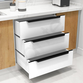 Plantex Profile Handle for Kitchen Cabinet/28 Inch Alluminium Drawer Profile Handle/Wardrobe Pull Handle for Home/Office/Hotel - Pack of 1 (Black)