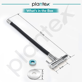 Plantex Pure Brass Flexible Tap for Kitchen Sink with Brass Wall Flange and Teflon Tape/360° Rotating Sink Tap for Kitchen Basin with Water Saving Aerator-7 Year Warranty by Plantex-(ICO-910B)