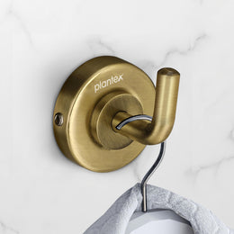Plantex 304 Grade Stainless Steel Robe Hook/Cloth-Towel Hanger/Napkin Hanger/Bathroom Accessories - Daizy (Antique)