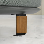 Plantex Heavy Duty Stainless Steel 4 inch Sofa Leg/Bed Furniture Leg Pair for Home/Furniture Sofa Legs for Table/Sofa Support Legs/Sofa Furniture Leg (Black) Set of 10 Pcs