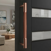 Plantex Main Door Handle/Stainless Steel & Aluminium Door Handle/450mm Pull-Push Handle for Home/Office/Hotel - Pack of 1 (DTMD-411, Rose Gold)