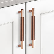 Plantex Cabinet Handle/Kitchen Cabinet Door Handle/Wardrobe/224 mm Cupboard Handle/Door Pull-Push Handle for Home/Office - Pack of 2 (Rose Gold)
