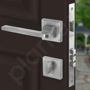 Plantex Premium Door Lock/Main Door Lock for Home/Mortise Lock Set with 3 Years of Warranty (605-Satin & Chrome)