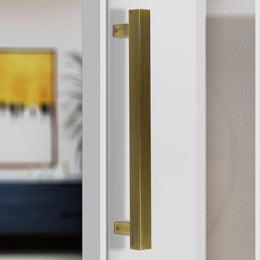 Plantex 14 Inch Main Door Handle/Pull-Push Handle for Door & Home DÃƒÂ©cor/3 Years Warranty Pack of 1 (236-Brass Antique Finish)
