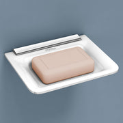 Plantex Acrylic Bathroom Soap Holder/Soap Dish/Wall Mounted Soap Holder/Bathroom Accessories - White