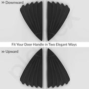 Plantex Door Handle/6 Inch Main Door Handle/Handle for Wooden Door/Pull-Push Door Handle/Door Accessories (Pack of 1, Black)