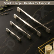 Plantex Cabinet Handle/224mm Handle for Wardrobe/Kitchen Handle/Pull-Push Handle for Home/Office - Pack of 1 (Satin)