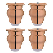 Plantex Heavy Duty Stainless Steel 3 inch Sofa Leg/Bed Furniture Leg Pair for Home/Furniture Sofa Legs for Table/Sofa Support Legs/Sofa Furniture Leg (Rose Gold) Set of 4 Pcs
