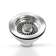 Plantex Coupling for Kitchen Sink/304 Grade Stainless Steel Waste Coupling/Round Shape Coupling - Pack of 1 (Chrome Finish)