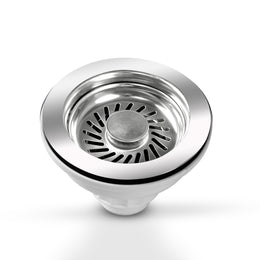 Plantex Coupling for Kitchen Sink/304 Grade Stainless Steel Waste Coupling/Round Shape Coupling - Pack of 1 (Chrome Finish)