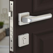 Plantex Heavy-Duty Door Lock – Main Door Lock Set with 3 Keys/Mortise Door Locks for Home/Office/Hotel – (7072-Satin White & Chrome)