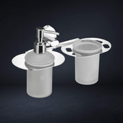Plantex Olive Hand wash Holder for wash Basin Liquid soap Dispenser - 304 Stainless Steel