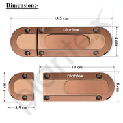 Plantex Door Latch for Main Door/Baby Latch for Bathroom/Door Lock Latch for Home/Bedroom/Office/Door Stopper/Chitkani - Pack of 1 (Rose Gold)