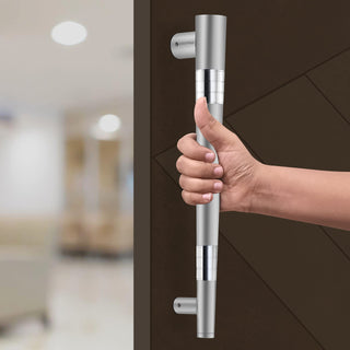 Plantex Premium Door Handle/Main Door Handle 14 inch/Pull Push Door Handle for Glass & Wooden Door – Pack of 1 (306, Satin Finish)