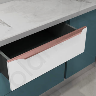 Plantex Profile Handle for Kitchen Cabinet/26 Inch Alluminium Drawer Profile Handle/Wardrobe Pull Handle for Home/Office/Hotel - Pack of 3 (Rose Gold)