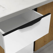 Plantex Profile Handle for Kitchen Cabinet/18 Inch Aluminium Drawer Profile Handle/Wardrobe Pull Handle for Home/Office/Hotel - Pack of 1 (Black)