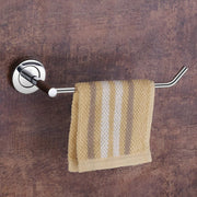 Plantex Stainless Steel Hand Towel Hanger/Napkin Holder for Wash Basin/Towel Ring/Bathroom Accessories (Chrome) Pack of 1