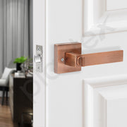 Plantex Brass, Zinc New Age Bathroom Door Locks/Key-Less Door Lock Set for Bedroom/Balcony/Storeroom with - Reversible Design (Copper Antique, 30mm to 50mm Door Range)