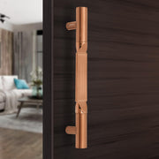Plantex 15 Inch Main Door Handle for Wooden Doors, Pull-Push Handle, Accessories (Pack of 1, Rose Gold) 3 Years Warranty