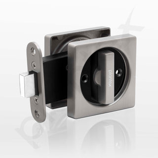 Plantex Zinc Door Lock For Bathroom/Pocket Door Latch/Door Hardware For Home/Bedroom/Bathroom - (Dtm-620, Satin And Black)