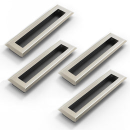 Plantex Sliding Door Handle/Concealed Handle for Sliding Door/160mm Concealed Handle for Wardrobe/Kitchen Cabinet - Pack of 4 (Satin)
