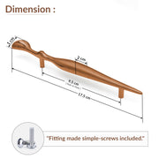 Plantex Cabinet Handle/96mm Handle for Cabinet/Wardrobe Handle/Door Pull-Push Handle for Home/Office - Pack of 1 (Rose Gold)