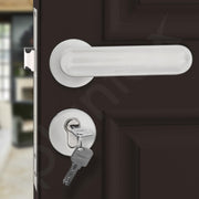 Plantex Main Door Lock/Mortise Lock for Door with 3 Years of Warranty - Robust Door Lock for Home with Brass Lock Body & Cylinder (Satin Finish)