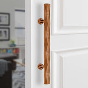 Plantex Door Handle/200mm Main Door Handle for Wooden Door/Pull-Push Handle for Main Door/Door Accessories - Pack of 1 (611, PVD Rose Gold)