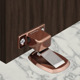 Plantex Heavy Duty Floor Mounted Magnatic Door Stopper for Home/Door Holder/Door Stopper for Home/Hotel/Office (184 – Rose Gold)
