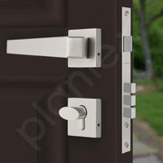 Plantex Main Door Lock/Mortise Lock for Door with 3 Years of Warranty - Robust Door Lock for Home with Brass Lock Body & Cylinder(PT-004- Satin)