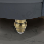 Plantex Heavy Duty Stainless Steel 3 inch Sofa Leg/Bed Furniture Leg Pair for Home/Furniture Sofa Legs for Table/Sofa Support Legs/Sofa Furniture Leg (Brass Antique) Set of 10 Pcs