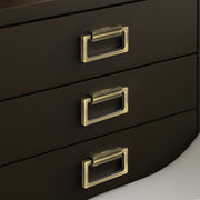 Plantex Rajwadi Drawer Kadi/3.5 Inch Drawer Handle/Pull-Push Kadi for Home/Office Cabinet - Pack of 3 (Brass Antique)