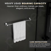 Plantex Towel Rod for Bathroom/Pure Brass Towel Hanger/24in Towel Holder/Bathroom Accessories - Pack of 1 (APS-DL-11, Chrome)