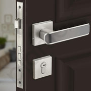 Plantex Main Door Locks for Home/Premium Door Lock with 3 Years of Warranty/Mortise Lock for Door - Main Door Lock Set (7112 - Satin White & Satin Black)