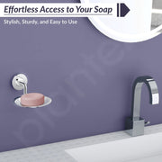 Plantex 304 Grade Stainless Steel Soap Holder for Bathroom/Wall Mounted Soap Holder/Soap Dish/Bathroom Accessories - Daizy (Chrome)