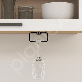 Plantex Self-Adhesive Drill Free Kitchen Towel Hanger/Adhesive Toilet Paper Holder/Toilet Paper Roll Holder Self Adhesive for Bathroom Accessories (Black)