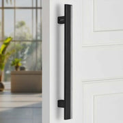 Plantex 12 Inch Main Door Handle/Aluminium Handle for Door/Black Pull-Push Handle for Home/Office/3 Years Warranty Pack of 1 (APS-612, Black)