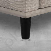 Plantex Heavy Duty Stainless Steel 4 inch Sofa Leg/Bed Furniture Leg Pair for Home Furnitures/Furniture Sofa Legs for Table/Sofa Support Legs/Sofa Furniture Leg (DTS-53, Black) Ã¢â‚¬â€œ 4 Pcs