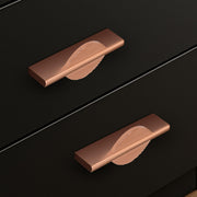 Plantex Cabinet Handle/Kitchen Cabinet Door Handle/Wardrobe/96 mm Cupboard Handle/Door Pull-Push Handle for Home/Office - Pack of 2 (Rose Gold)